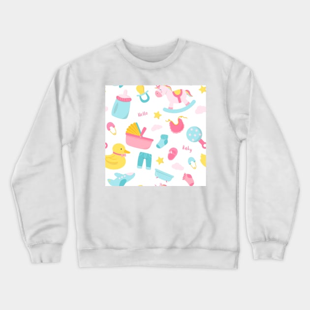 Baby Nursery Design Crewneck Sweatshirt by NewburyBoutique